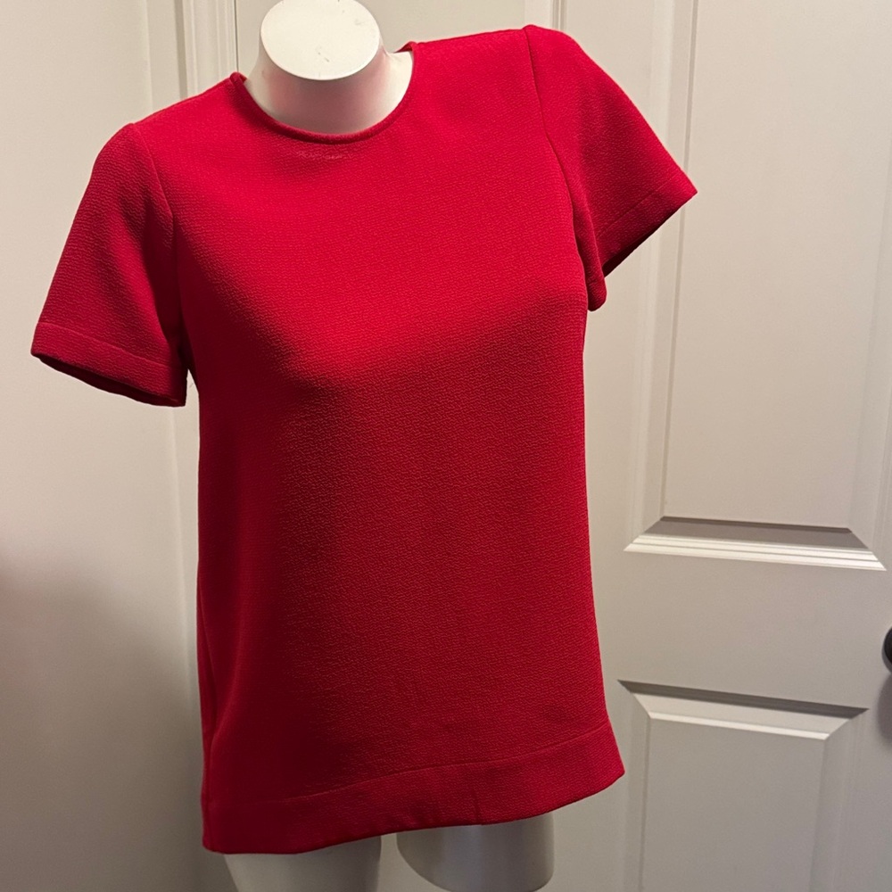 Madewell Vibrant Red Short Sleeve Tee